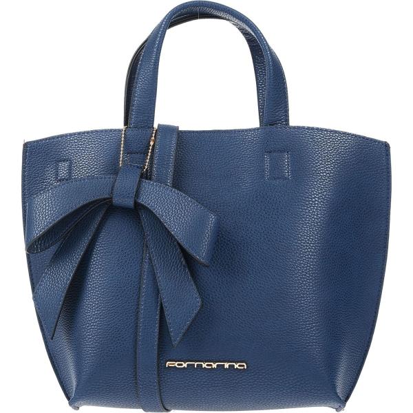 Borsa a mano taglia media doppio manico interno sfoderato in pelle sintetica tinta unita Fornarina tinta unita