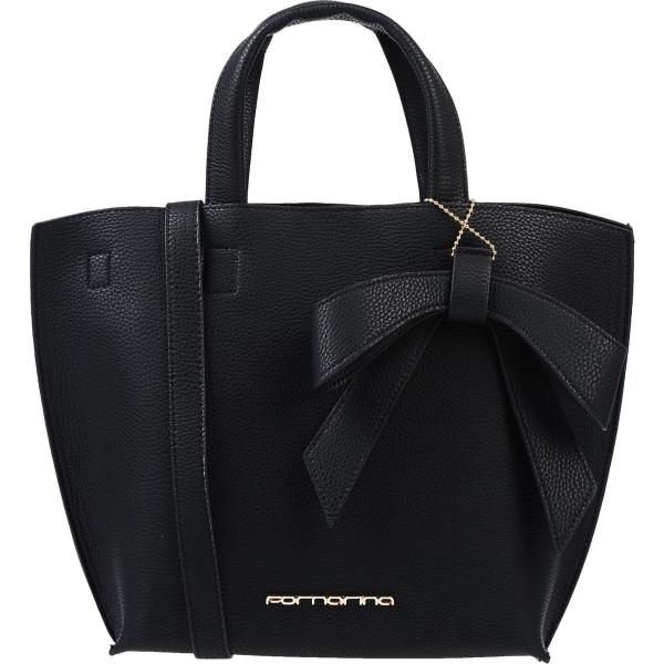 Borsa a mano taglia media doppio manico interno sfoderato in pelle sintetica tinta unita Fornarina tinta unita