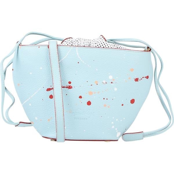 Borsa a tracolla secchiello in pelle martellata taglia media con coulisse interno foderato tinta unita Franco Pugi tinta unita