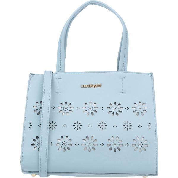 Borsa a mano taglia media con zip interno sfoderato in pelle sintetica tinta unita Laura Biagiotti tinta unita