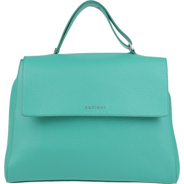 borse a cartella Orciani verde tinta unita