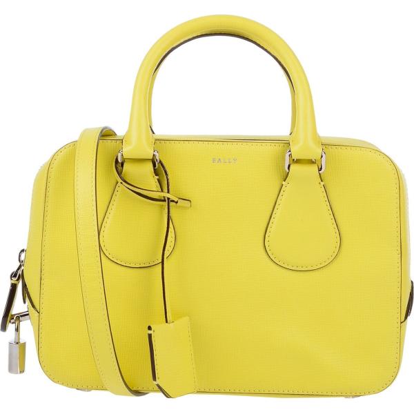 Borsa a mano mini in pelle martellata con zip interno foderato tinta unita Bally tinta unita