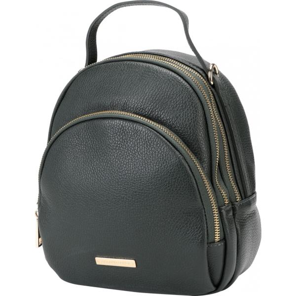 zaini Tuscany Leather verde tinta unita
