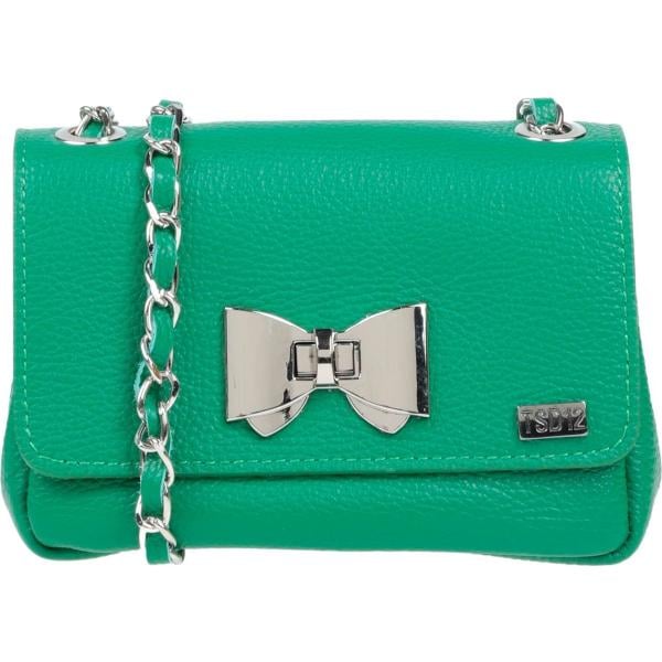 Borsa a tracolla petit in pelle martellata a scatto interno foderato tinta unita Tsd12 tinta unita