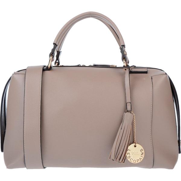 Borsa taglia media con zip in pelle sintetica tinta unita blu Blue Les Copains tinta unita