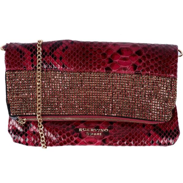borse a tracolla Scervino Street marrone animalier