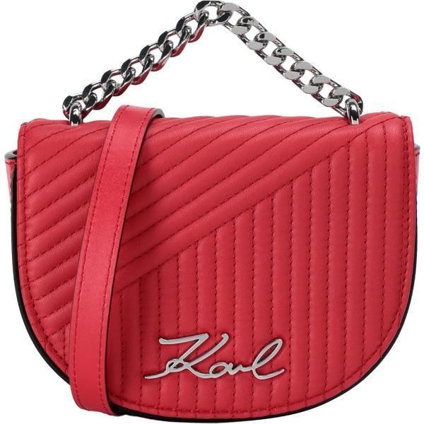 marsupi Karl Lagerfeld rosso tinta unita