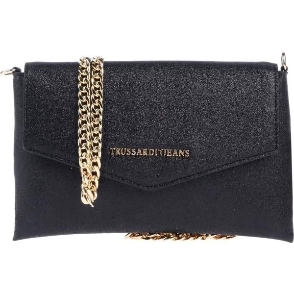 borse a mano Trussardi Jeans nero tinta unita