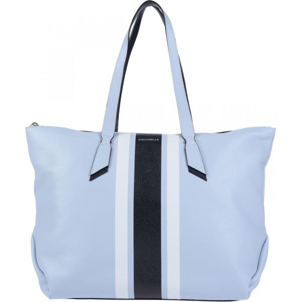 Borsa a mano maxi in pelle martellata con zip interno foderato tinta unita Coccinelle tinta unita