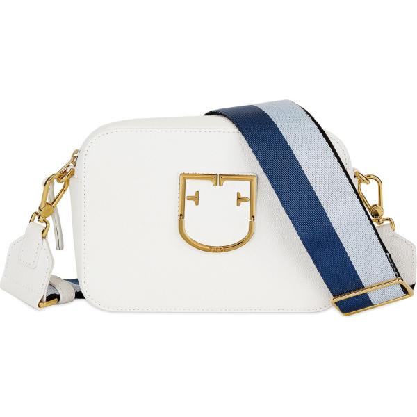 Borsa a tracolla mini contrasto con zip interno foderato tinta unita Furla tinta unita
