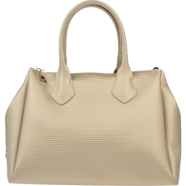 Borsa effetto laminato taglia media con zip interno sfoderato tinta unita Gum By Gianni Chiarini tinta unita