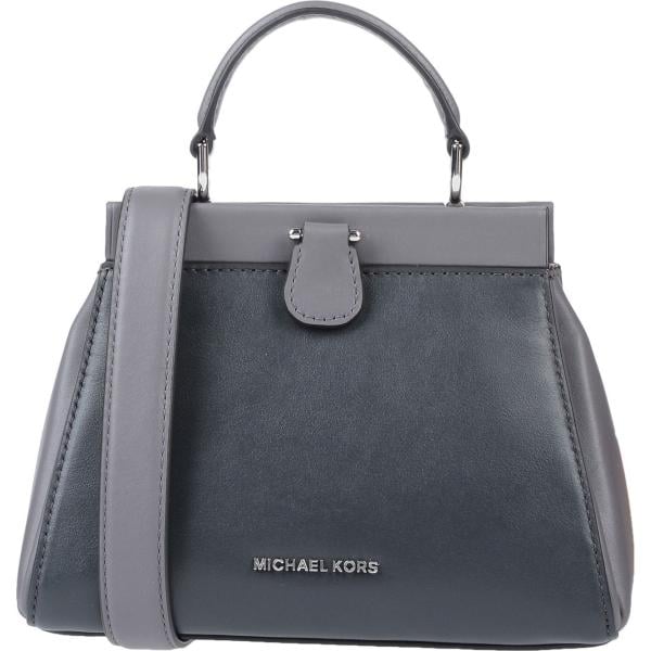 borse a mano Michael Michael Kors grigio tinta unita