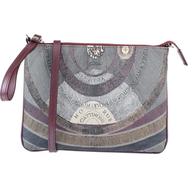 Borsa a mano mini fantasia multicolore con zip interno foderato in pelle sintetica con tasca interna Gattinoni multicolore