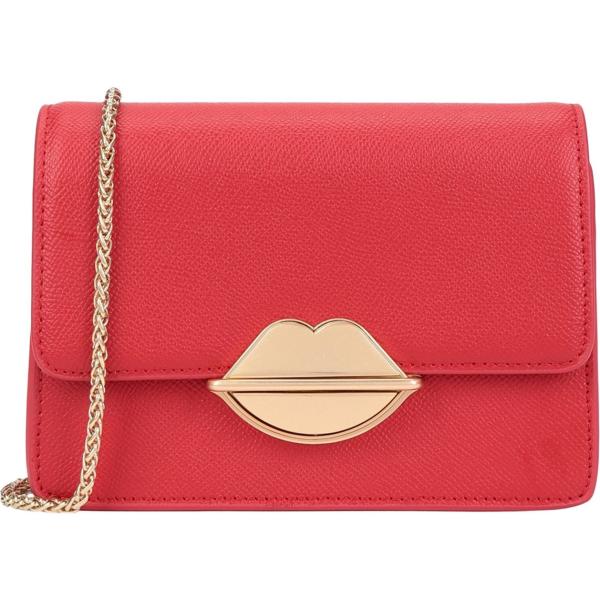 Borsa a tracolla petit a scatto interno foderato tinta unita Lulu Guinness tinta unita