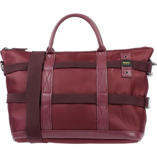 Borsa maxi con zip interno foderato in tessuto tecnico tinta unita Blauer tinta unita