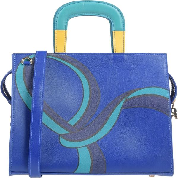 Borsa fantasia multicolore taglia media con zip interno foderato con tracolla removibile Roberta Di Camerino multicolore