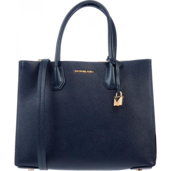 borse a mano Michael Michael Kors blu tinta unita
