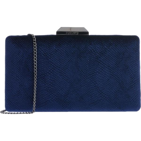 Borsa a mano mini a scatto in velluto tinta unita Olga Berg tinta unita
