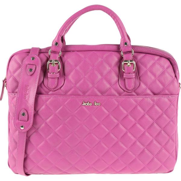 Borsa taglia media con zip interno foderato tinta unita Kate Lee tinta unita