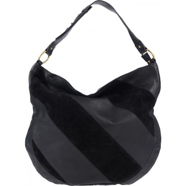 Borsa a mano maxi fantasia multicolore effetto scamosciato con zip interno foderato con manico Nat & Nin multicolore