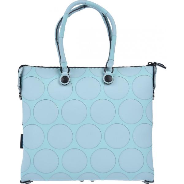 Borsa a mano fantasia geometrica taglia media con zip interno foderato in pelle sintetica Gabs geometrica