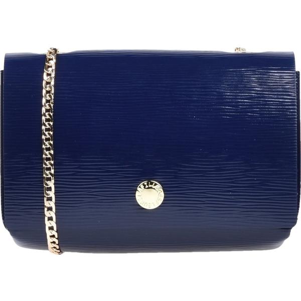 borsa a tracolla LA FILLE des FLEURS blu tinta unita