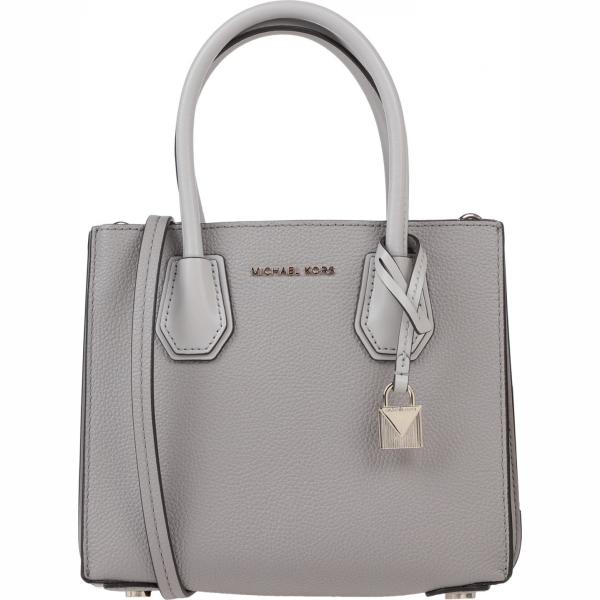 borse a mano Michael Michael Kors grigio tinta unita