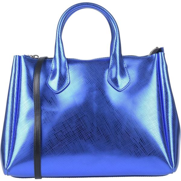 Borsa a mano taglia media con zip in pelle sintetica tinta unita Gum By Gianni Chiarini tinta unita