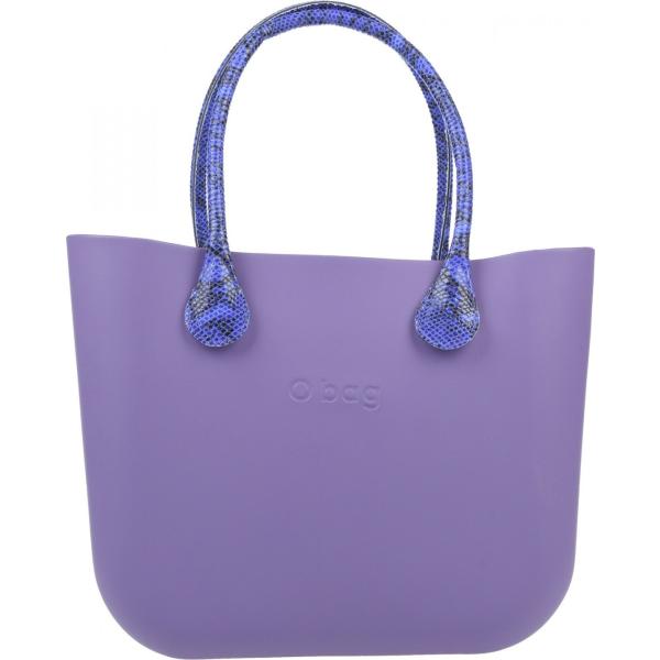 borse a mano O Bag viola tinta unita