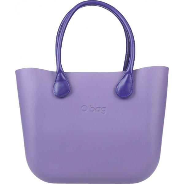 borse a mano O Bag viola tinta unita