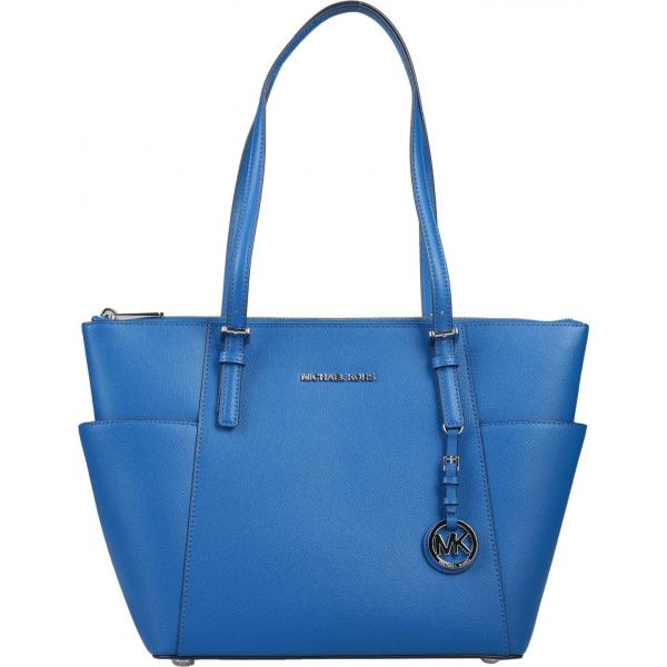 borse a mano Michael Michael Kors blu tinta unita