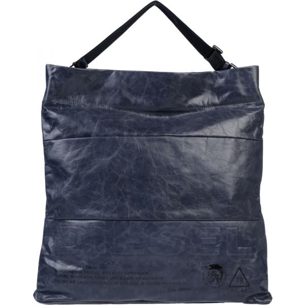 borse a mano Diesel blu con stampe