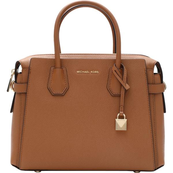 borse a mano Michael Michael Kors marrone tinta unita