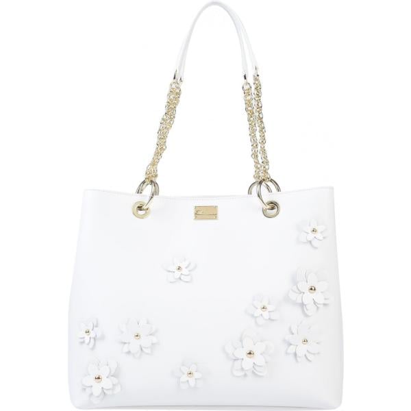 borse a mano Blumarine bianco tinta unita