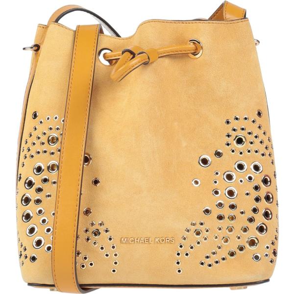 borse a tracolla Michael Michael Kors arancione tinta unita