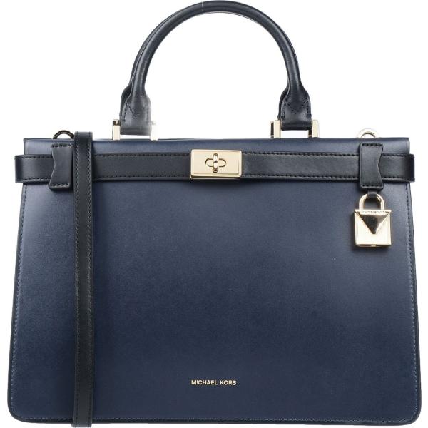 borse a mano Michael Michael Kors blu tinta unita