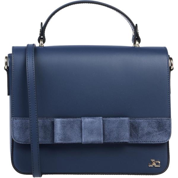 Borsa a mano con fiocco e manico effetto scamosciato taglia media con zip interno foderato tinta unita J&C Jackyceline tinta unita