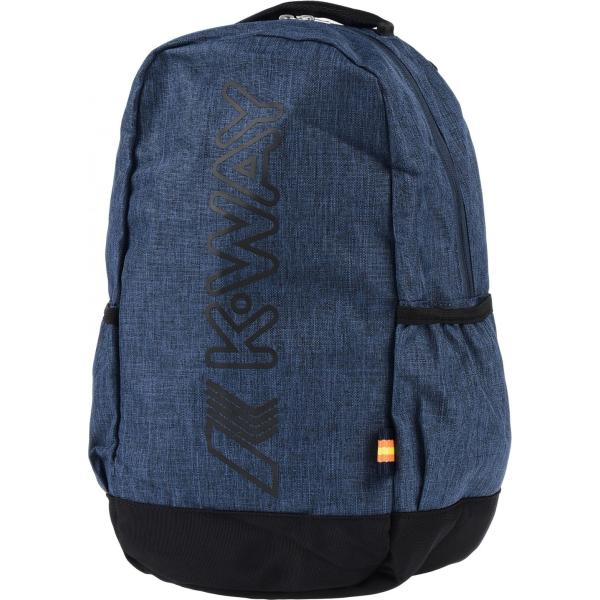 borse sportive K-Way blu tinta unita