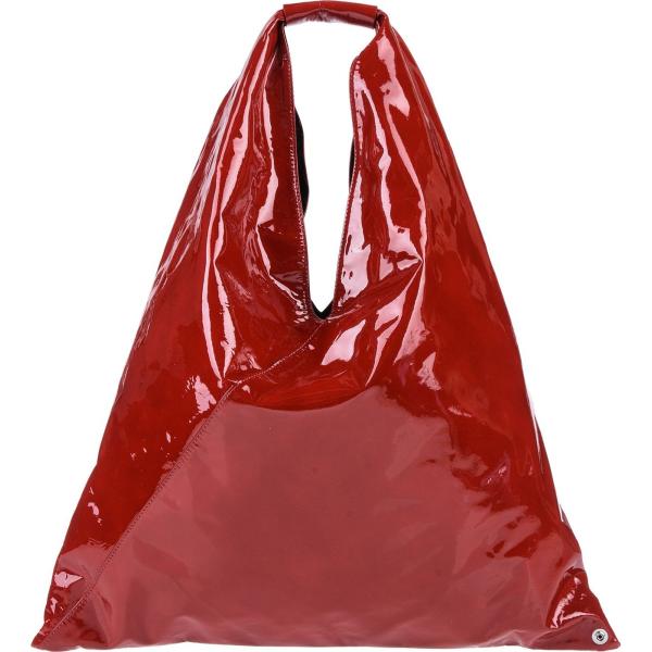 borse a mano Mm6 Maison Margiela rosso tinta unita