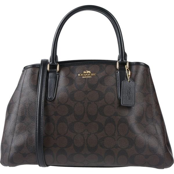 Borsa a mano fantasia taglia media doppio manico interno foderato in pelle sintetica con tracolla removibile Coach