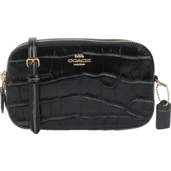 borsa a mano Coach blu tinta unita