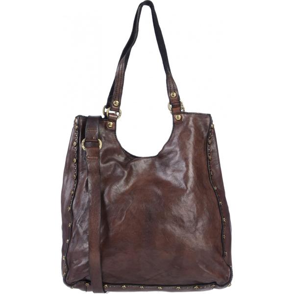 borsa a spalla Campomaggi nero tinta unita