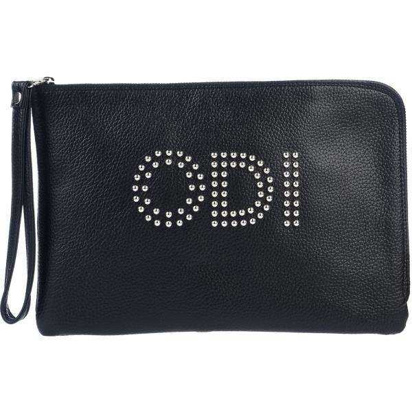 borsa a mano Odi Et Amo nero tinta unita