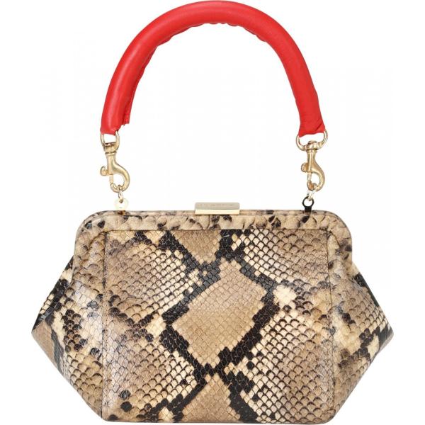 borse a mano Clare V. marrone animalier
