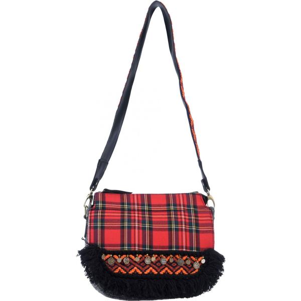 borse a spalla Viamailbag rosso scozzese