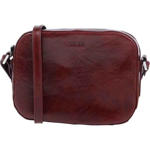 Borsa a tracolla mini con zip interno foderato in pelle tinta unita Giudi tinta unita
