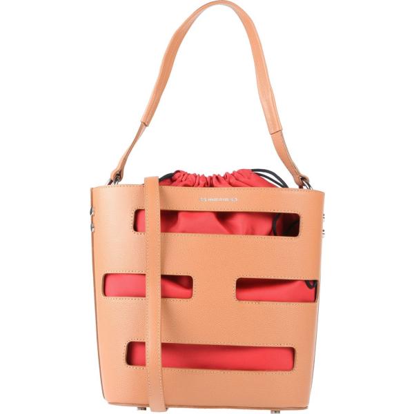 borse a spalla Marc Ellis marrone tinta unita