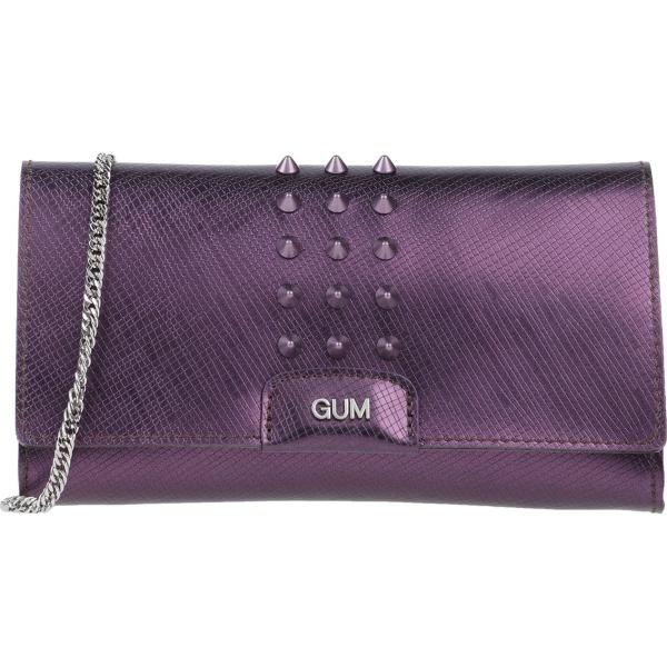 borse a mano Gum By Gianni Chiarini viola tinta unita