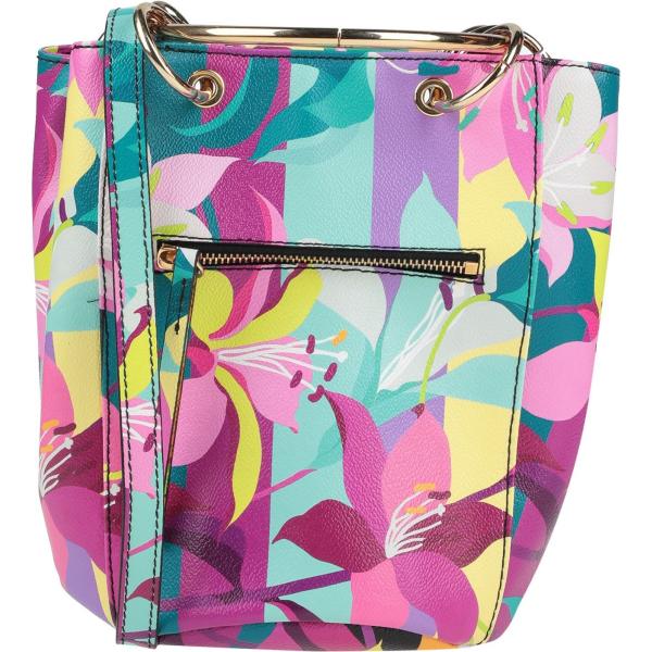 borse a mano Just Cavalli viola a fiori