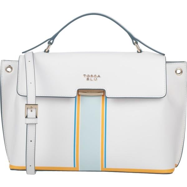 borse a mano Tosca Blu bianco tinta unita